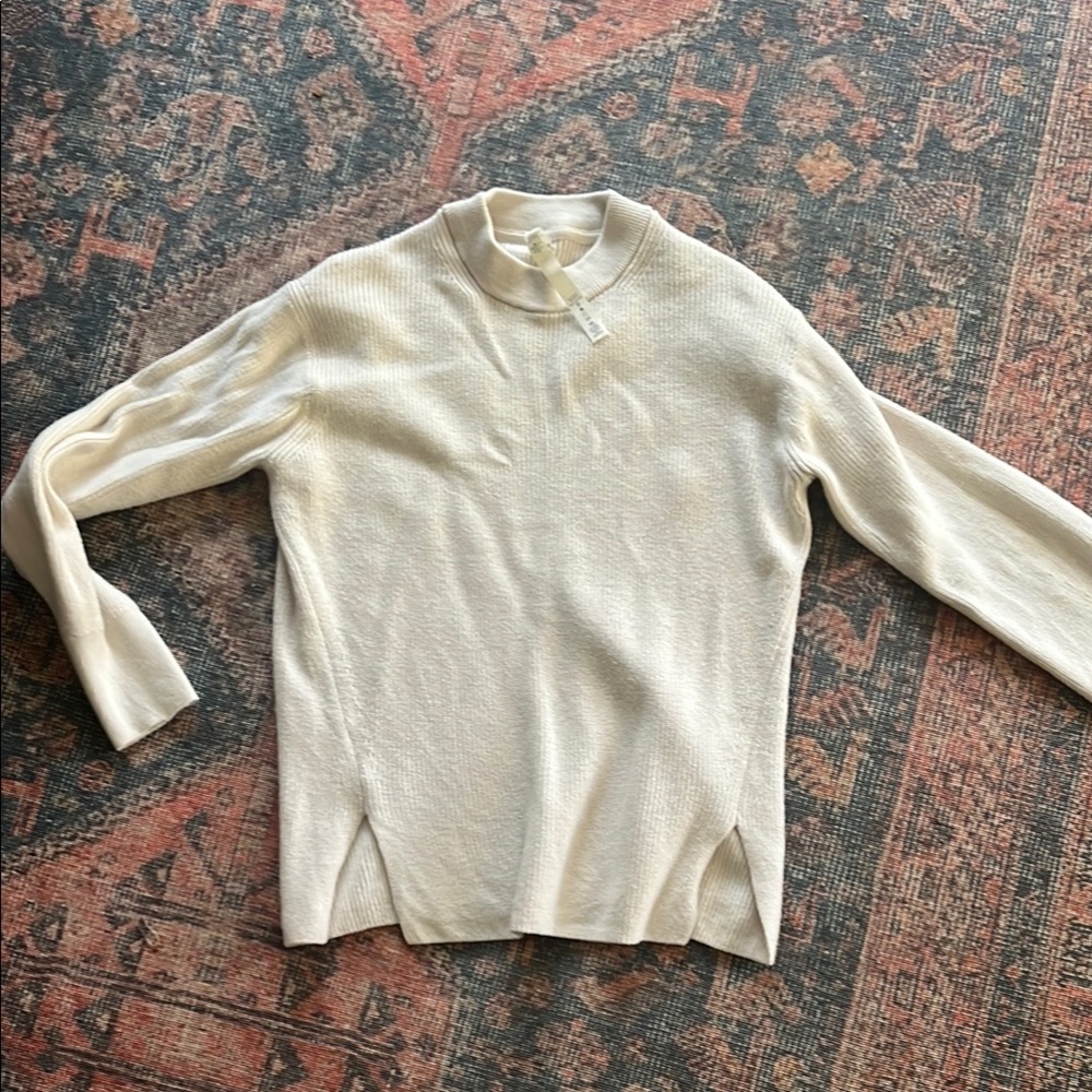 lululemon athletica Cream Turtleneck Sweater